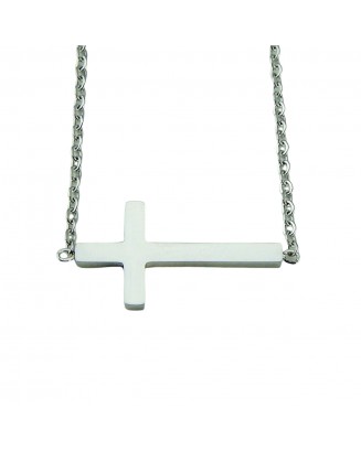 Necklace 113 silver cross