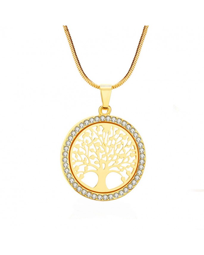 Necklace 143 Gold Tree of life